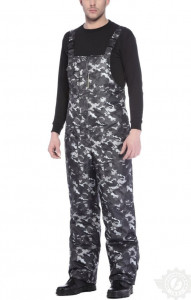 65883 Полукомбинезон "Витязь" зимний серый камуфляж  Камуфляжная форма  размер 52-54/182-188