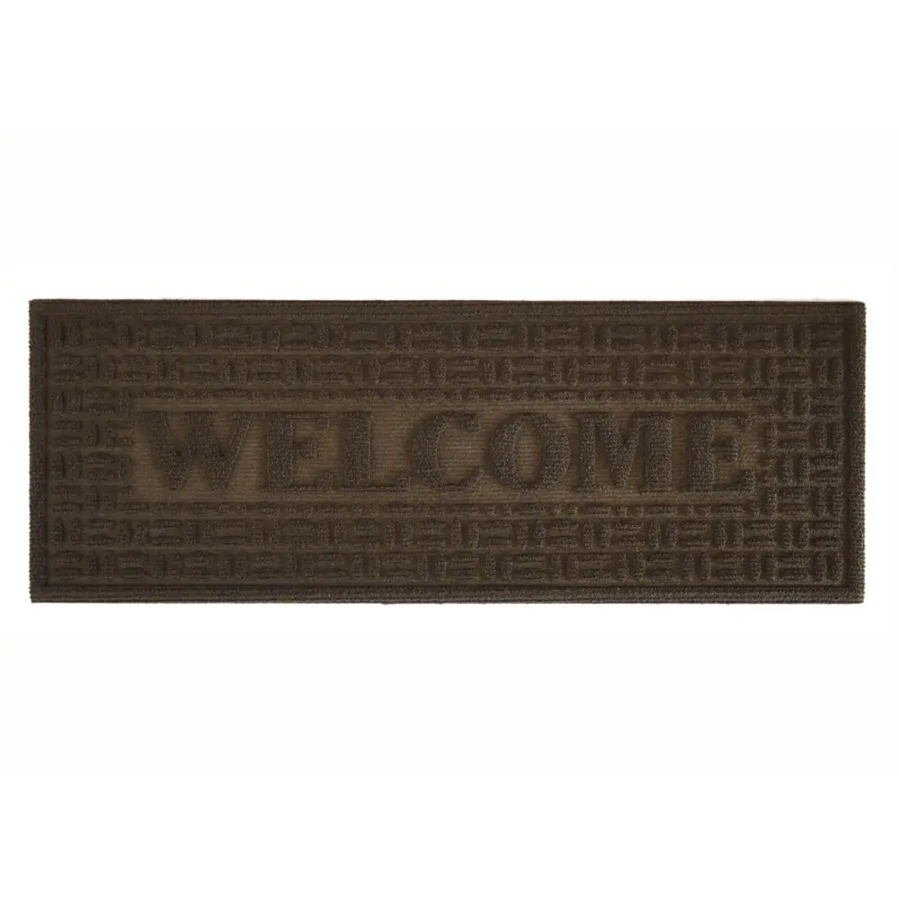 Коврик грязезащитный Cipro W1 25x70 см полипропилен цвет коричневый Santreyd STLM-2030075