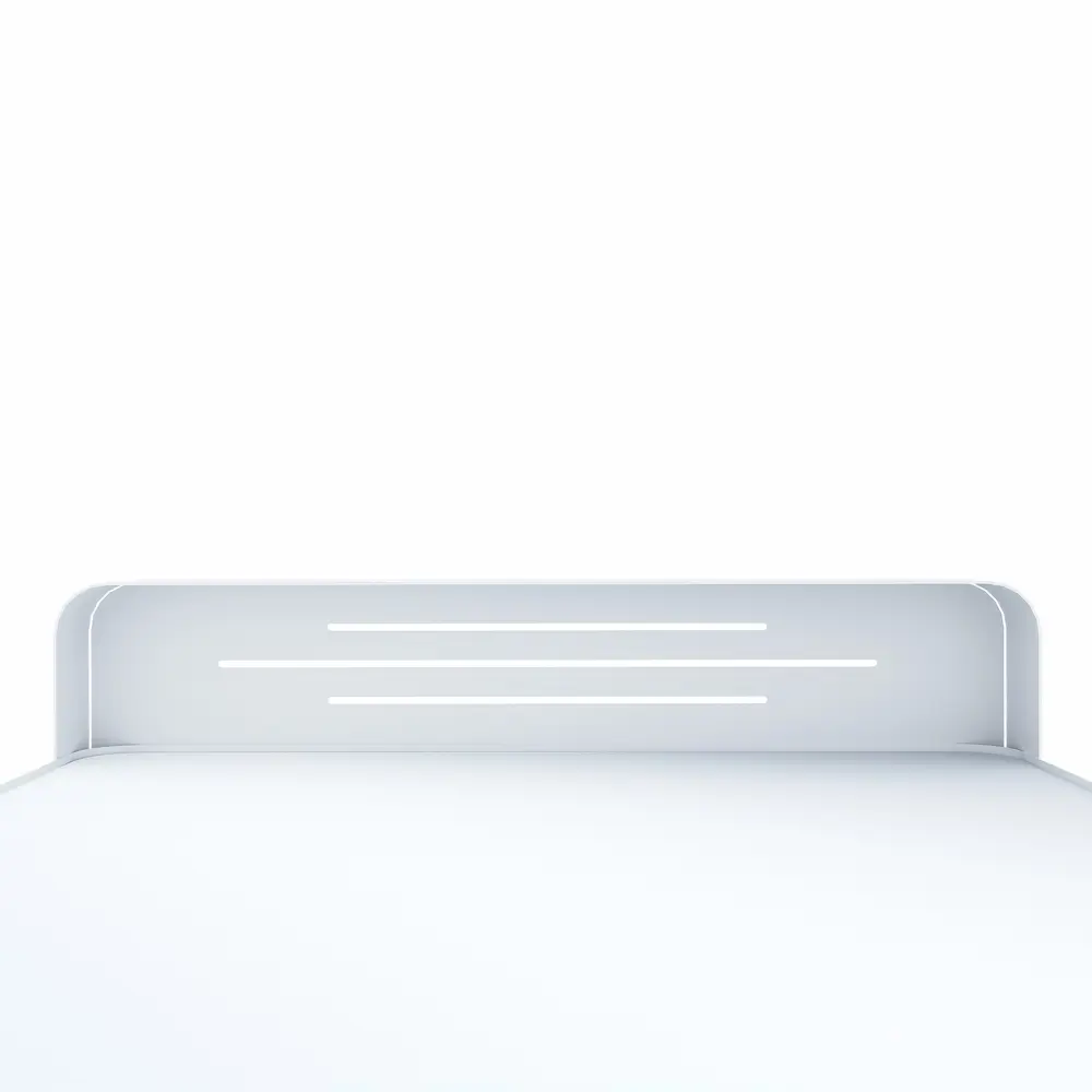 Зеркало для ванной KONSENSA Бруклин с полкой 50x70 см цвет белый 89375201 STLM-2069104 - Вид №4