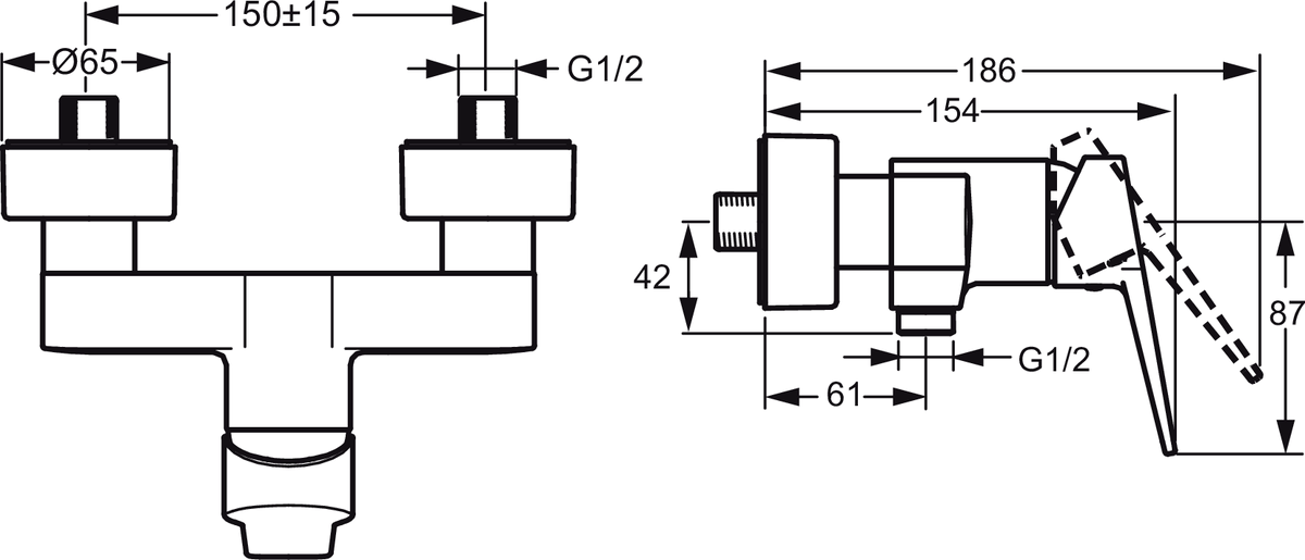 Oras 3860U Смеситель для душа 3860U Twista Хром  - Вид №1
