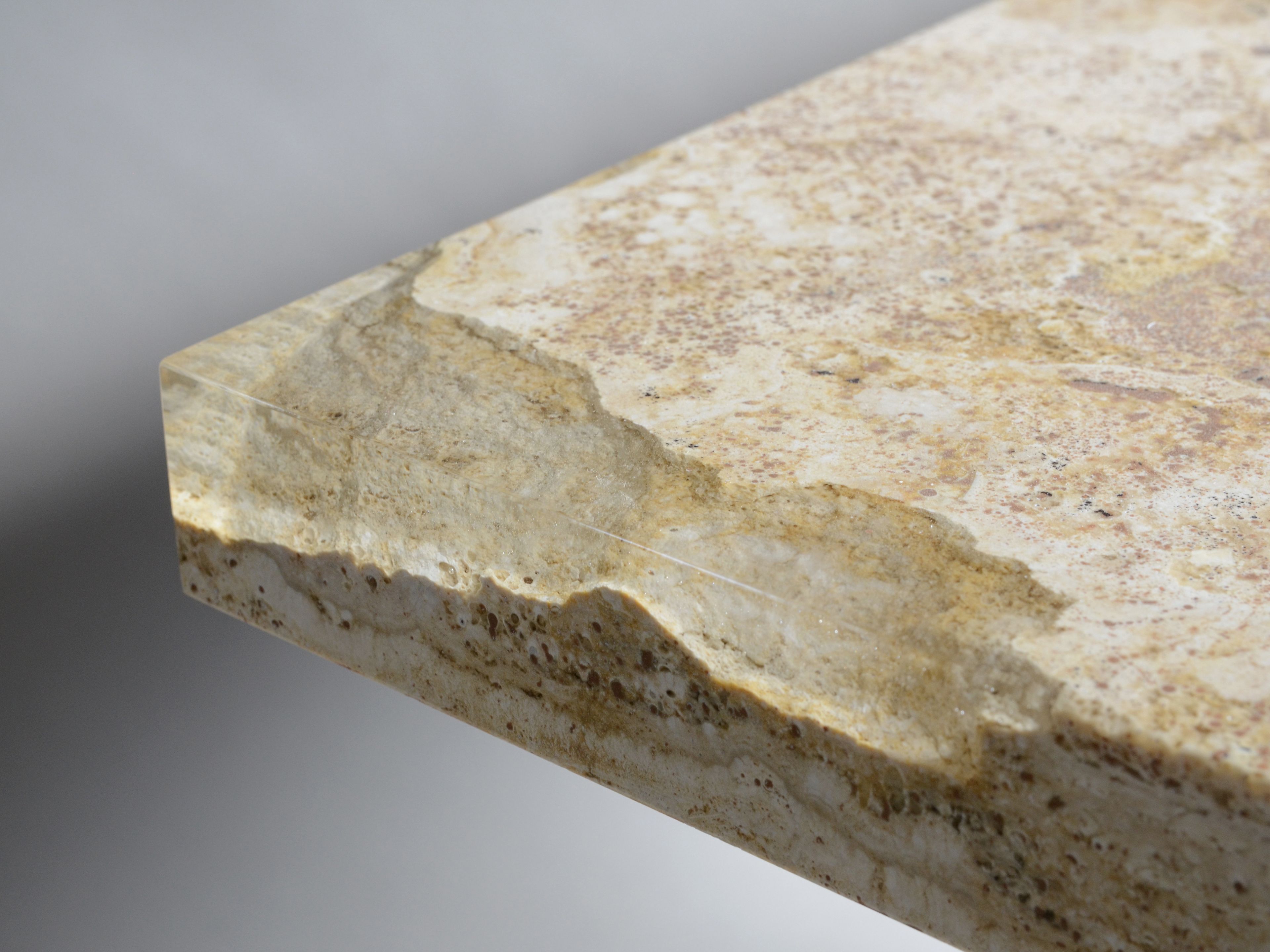 Прямоугольный обеденный стол из травертина от Rapolano alcarol Bedrock ARCH-00048666 - Вид №11