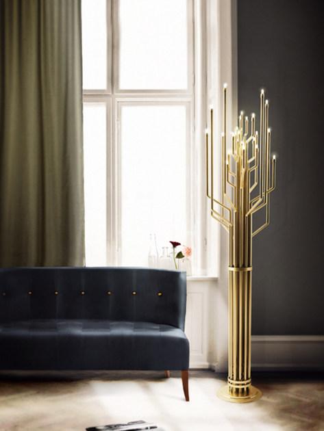 Delightfull Торшер из латуни Janis sun-id-1437932 - Вид №5