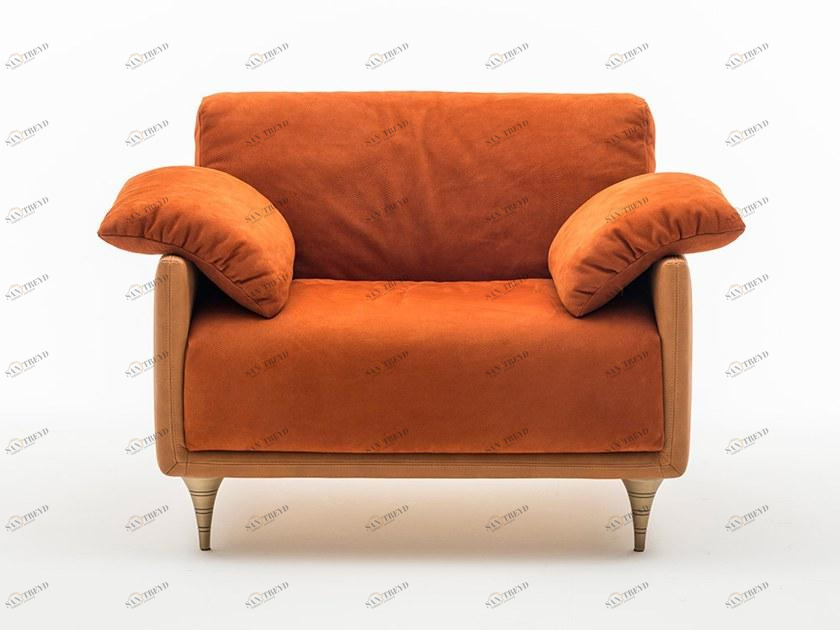 Кресло в набуке с подлокотниками Milano collection Sc5050 Santreyd