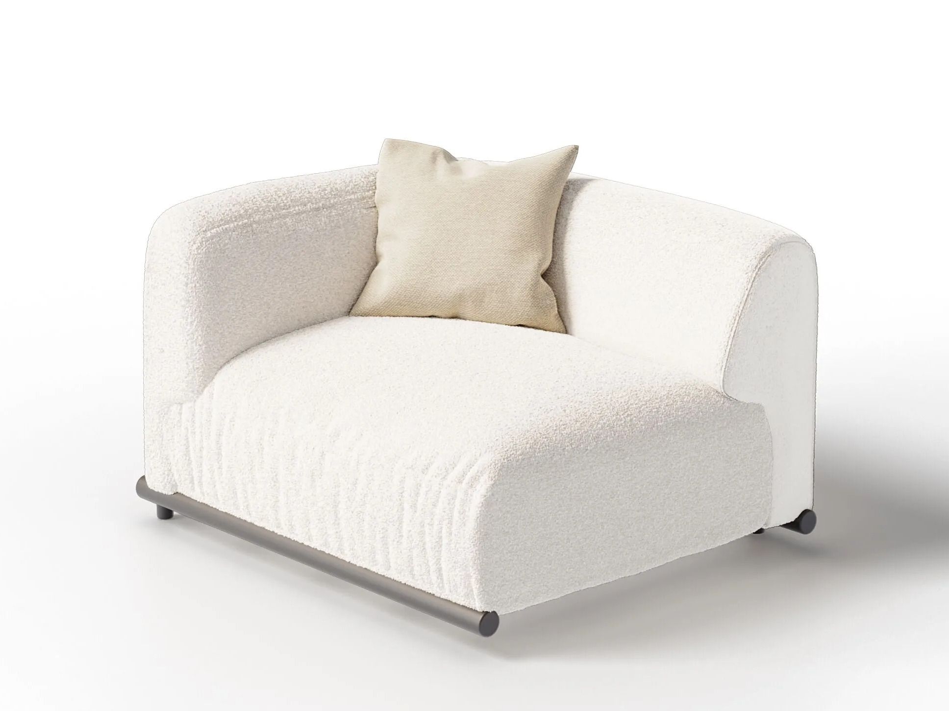 Угловое садовое кресло из ткани Unopiù Давос ARCH-00050663