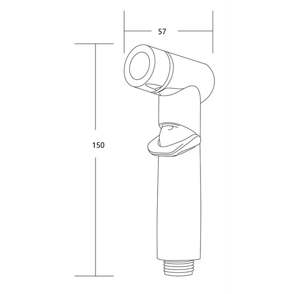 Гигиеническая лейка ESKO Annecy — элегантное решение для современной ванной 89359291 STLM-1521198 - Вид №1