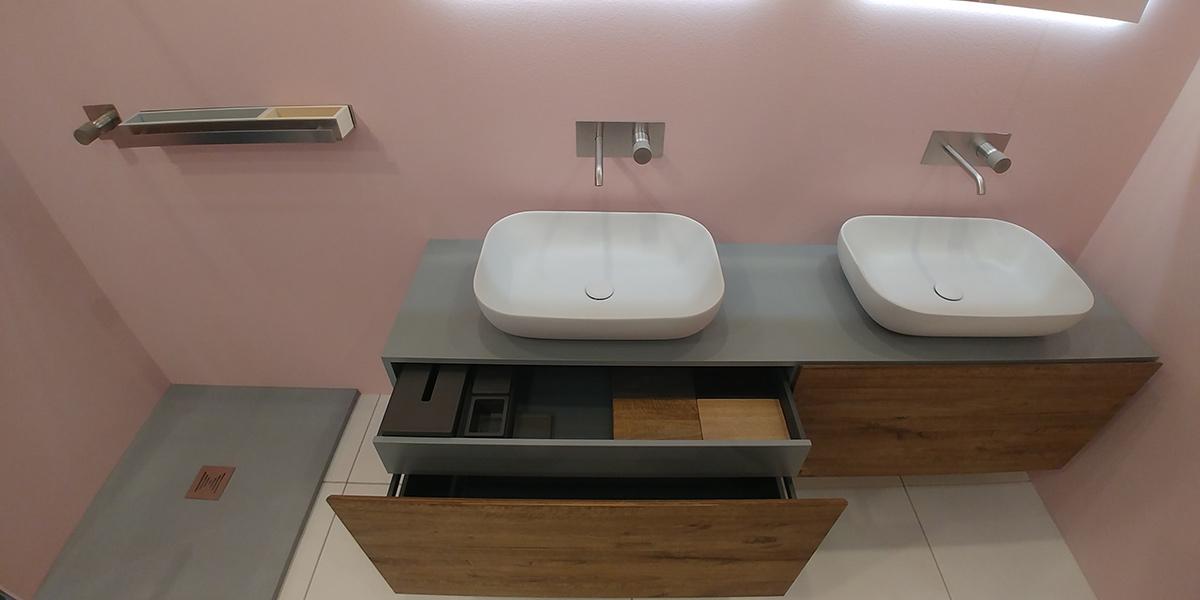 Mole200 Тумба под раковину с выдвижными ящиками GSG CERAMIC Mobili  - Вид №2