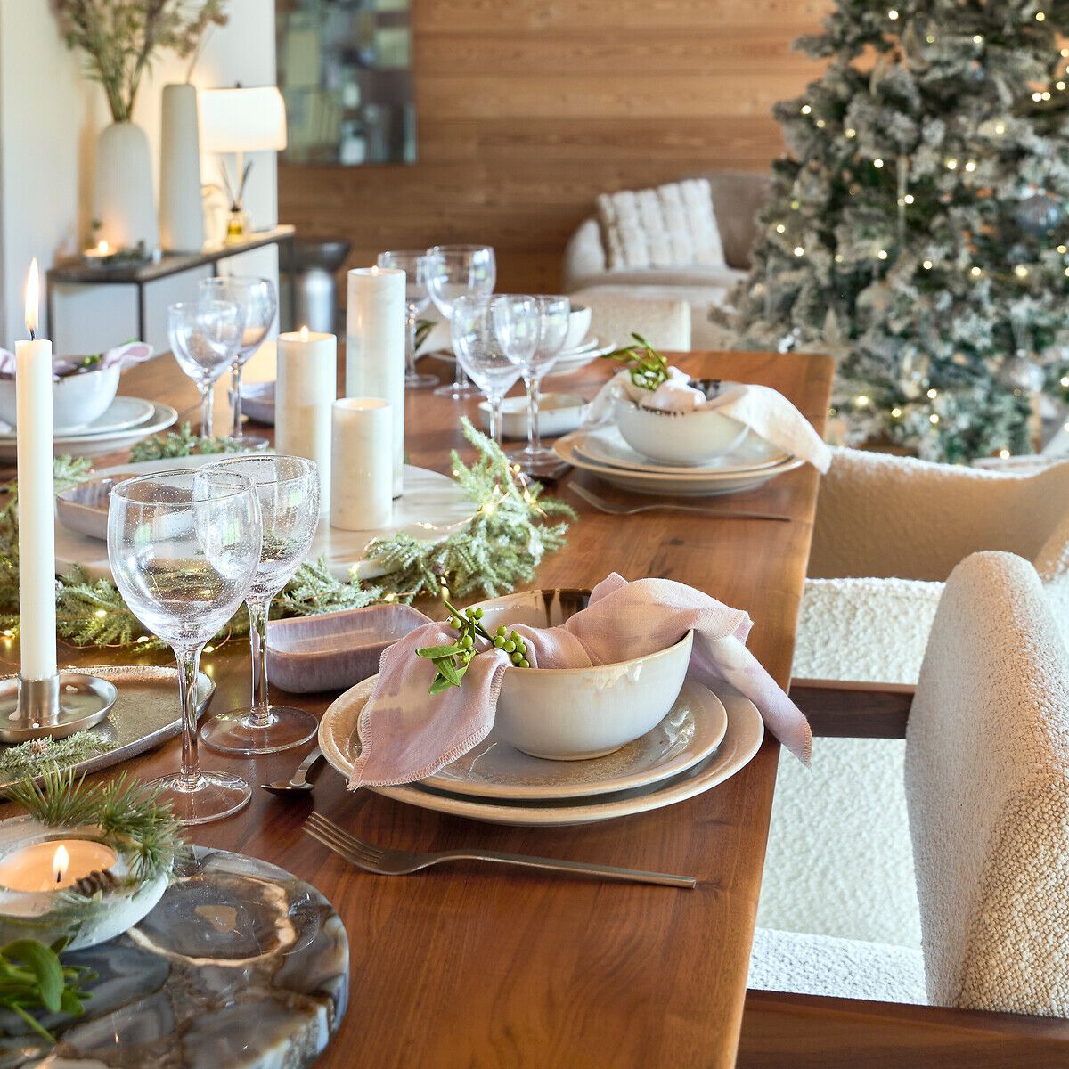 Прямоугольный стол из грецкого ореха AMPM MINELA ARCH-00103143 - Вид №3