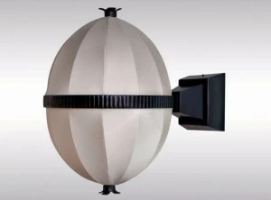 Woka Lamps Vienna Настенный светильник из шелка и латуни