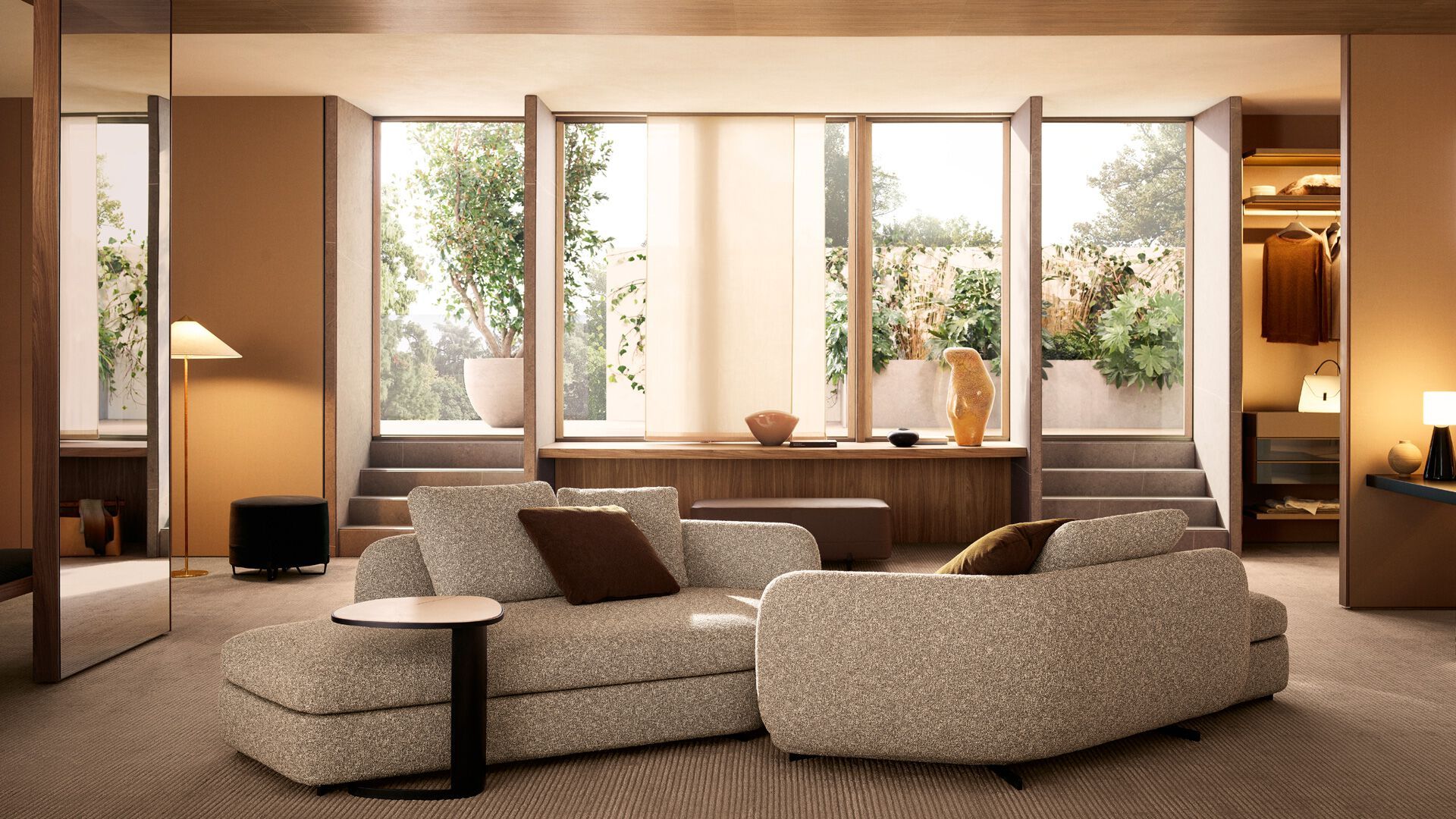 Ткань диван Poliform SAINT-GERMAIN ARCH-00058862 - Вид №5