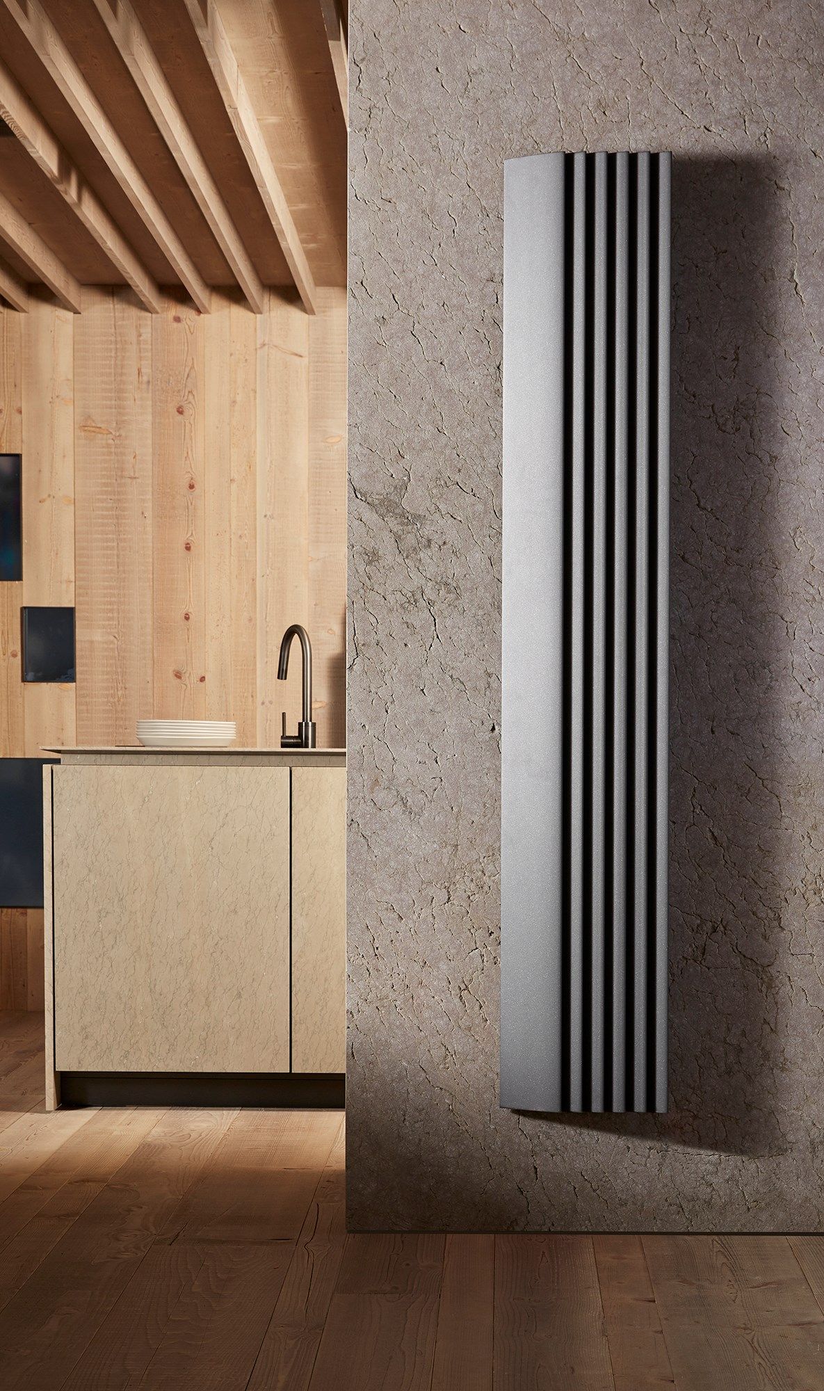 Экструдированный алюминиевый двойной подающий полотенцесушитель Tubes Elements ARCH-00090643 - Вид №6