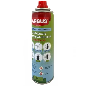 91670760 Аэрозоль от насекомых Argus Дихлофос №1 Универсальный без запаха с трубочкой 150 мл STLM-0960694