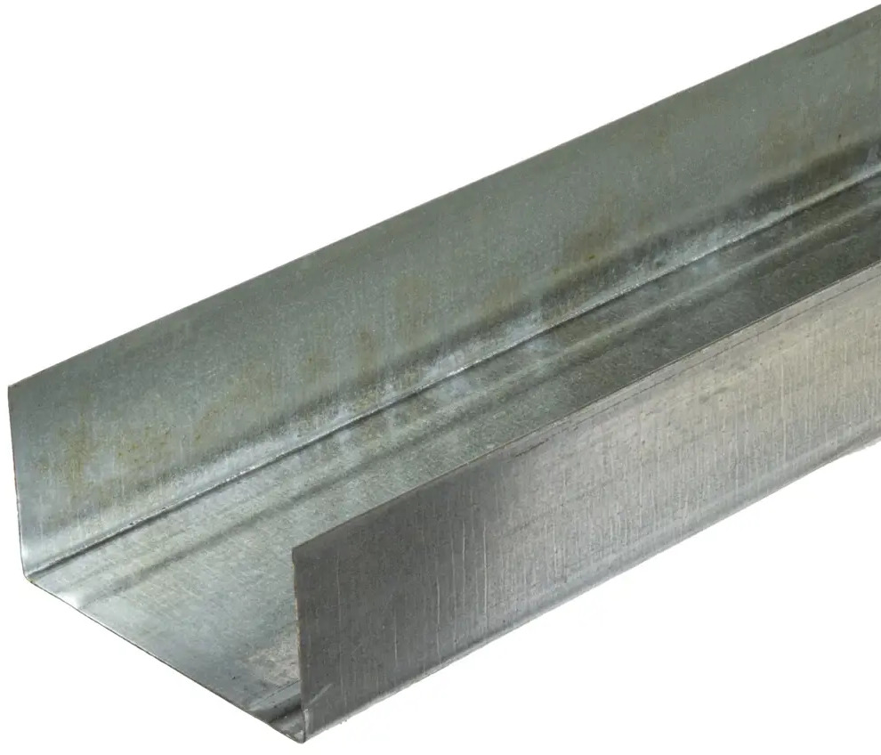 81950366 Профиль направляющий (ПН-6) Knauf 0.6 мм 100x40x3000 мм STLM-0014680