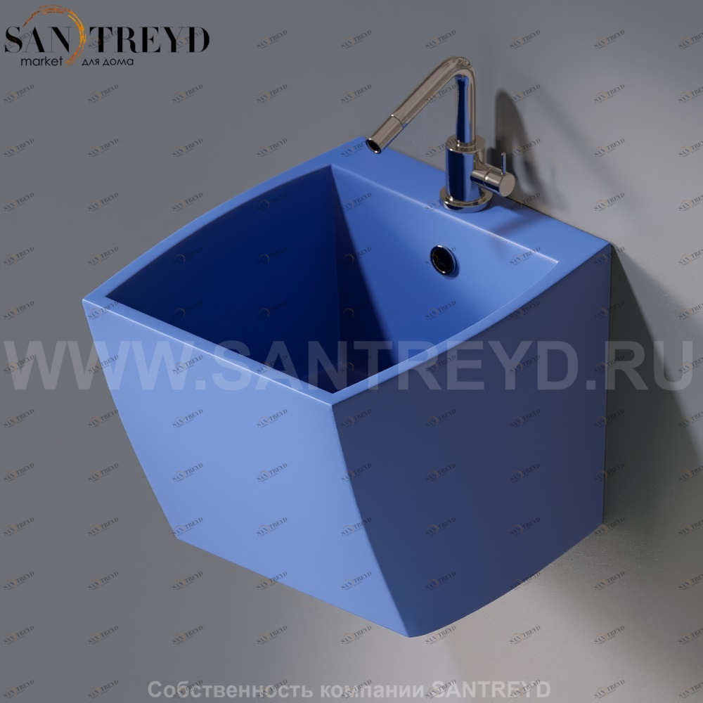 L253.140 Подвесная раковина настенная овальная A. e T. Italia SQUARE AeT ITALIA