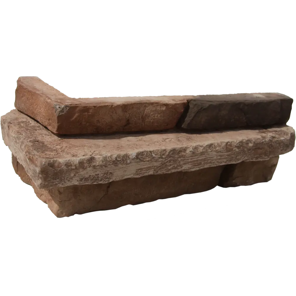 Угловой камень искусственный White Hills Уайт Клиффс коричнево-бежевый 0.8 м.п STLM-2142223 - Вид №2