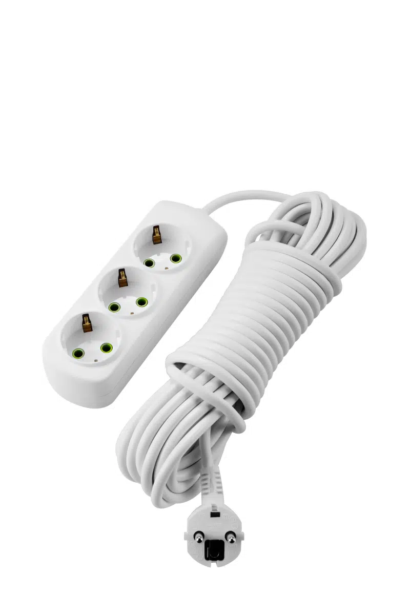 LETITIA Удлинитель без заземления 3 входа 5 метра белый LEZARD 721-0305-303