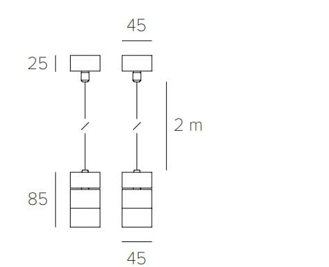 Алюминиевый светодиодный подвесной светильник Letroh поверхность ARCH-00115173 - Вид №2