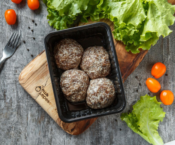 6701 Ёжики из говядины (замороженные) Вкусляндия  - Вид №1