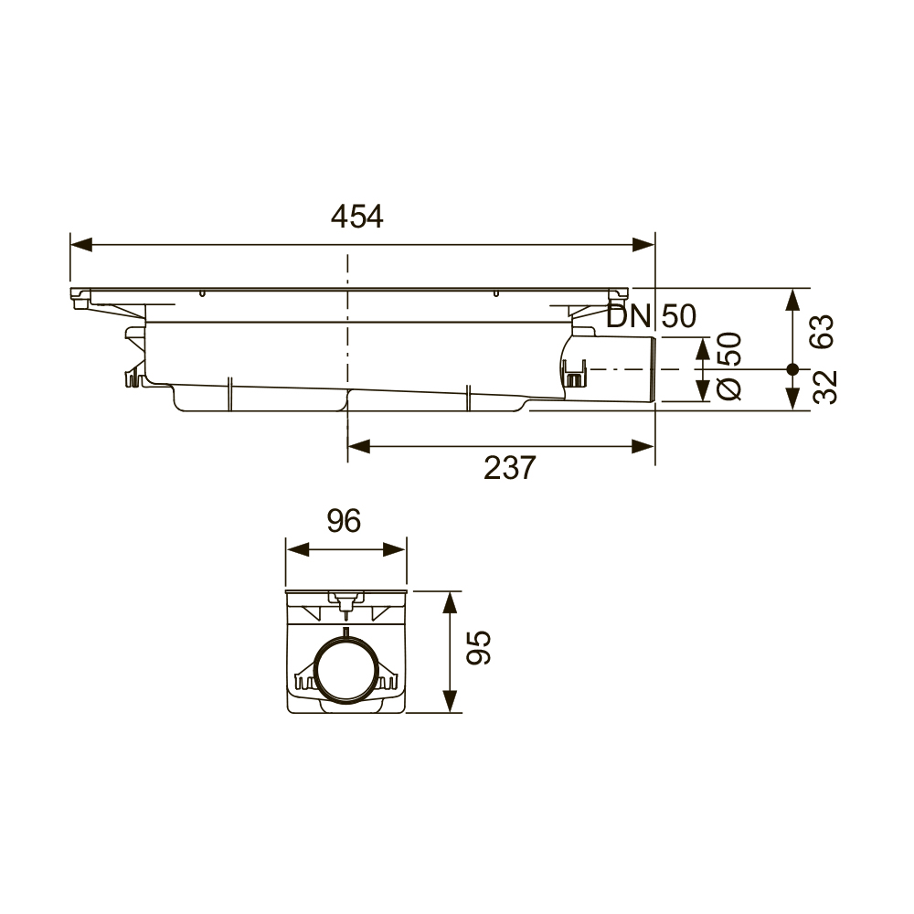 673002 Сифоны Tece TECEdrainprofile - Вид №1