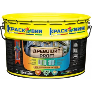 91758014 Фасадная краска для дерева Красковия Древощит Profi с защитой от плесени и грибка цвет бежевый Ral 1001 10 кг STLM-1483720