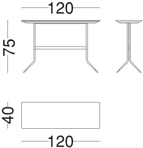 Vibieffe Прямоугольная мраморная консоль в современном стиле 1500 swing sun-id-1362554 - Вид №3