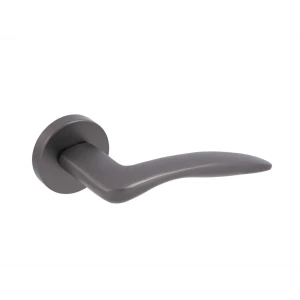Дверные ручки Фабрика замков Potaissa без запирания цвет графит