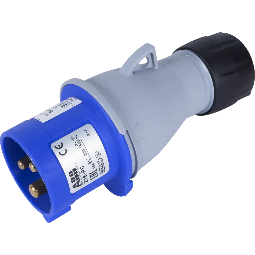 Розетка силовая ABB ICAT заземление 16 А 220 В 13599083 STLM-2049299  - Вид №1