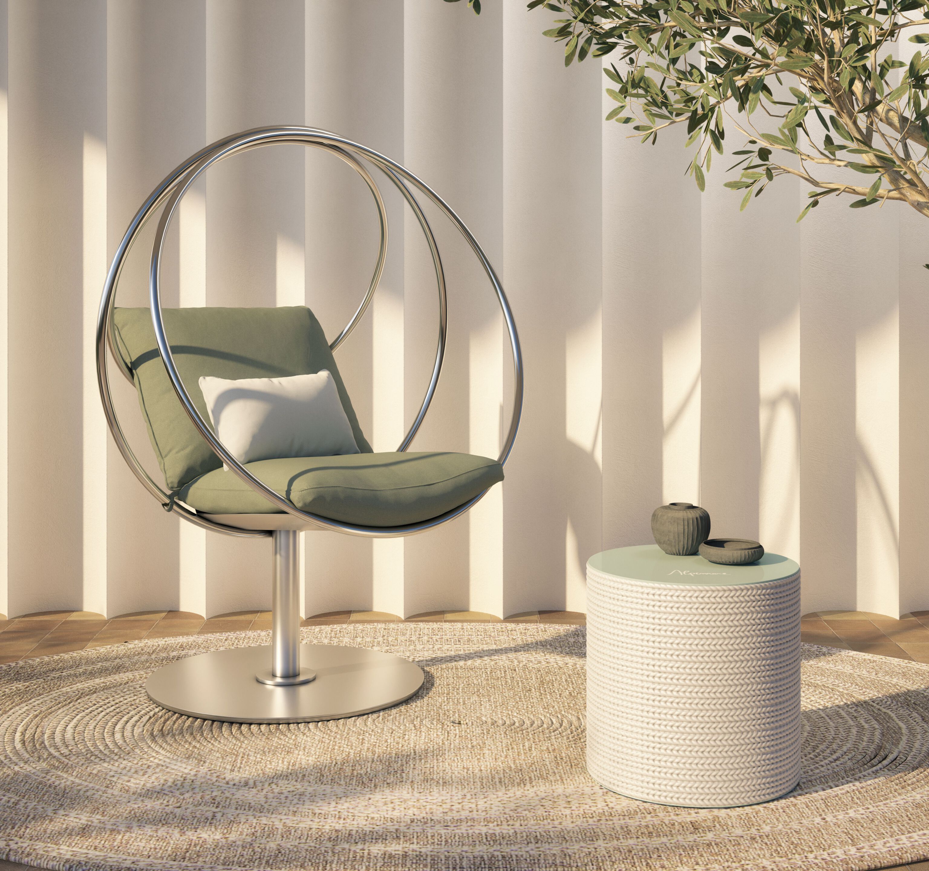 Садовый стул из нержавеющей стали Galbiati Outdoor Alpemare Collection ARCH-00035389 - Вид №4