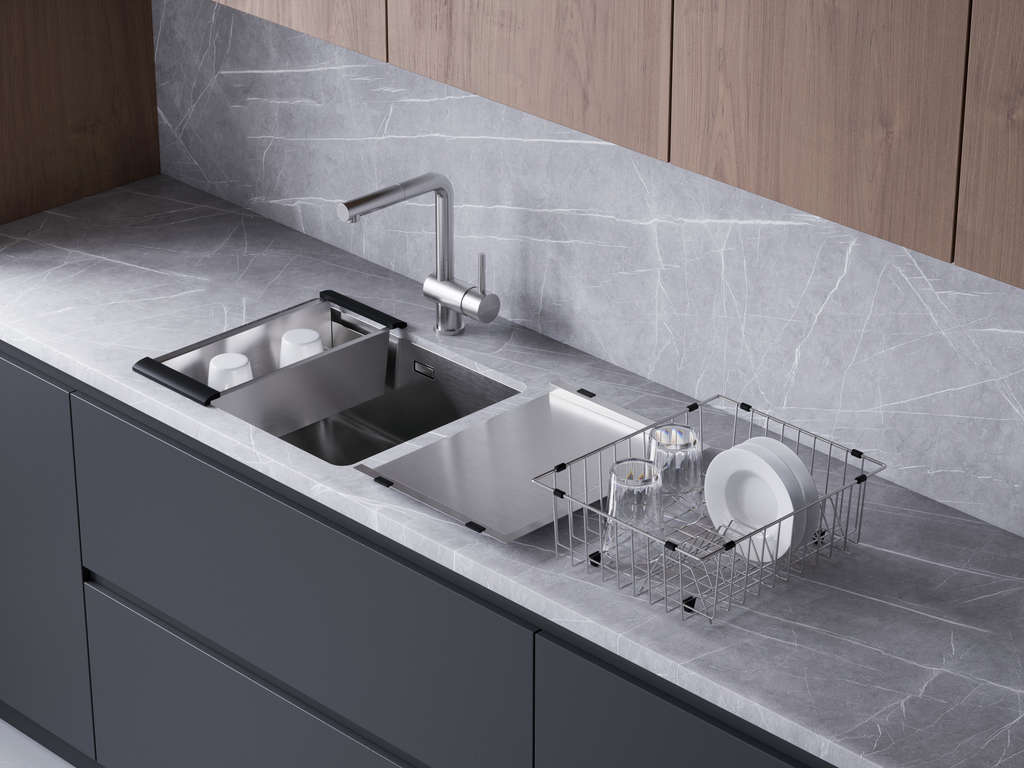 Кухонная мойка Tadzava 54-U/I Ultra GM OMOIKIRI 4993267 - Вид №1