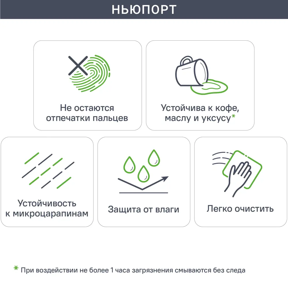 Фасад кухонный Delinia ID Ньюпорт белый матовый 32.9×102.1 см 82010392 STLM-0017283 - Вид №2