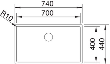 523391 Кухонная мойка Blanco Claron 700-IF Durinox  Blanco Claron - Вид №4