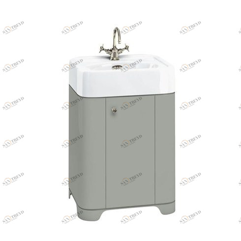 Раковина 600мм с тумбой, цвет темно - оливковый Arcade Burlington ARC600 1TH, ARC9M