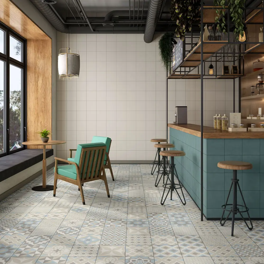 Глазурованный керамогранит Eternal 2026 Neutral Teal 20x20 см 0.88 м² матовый цвет зеленый 89462168 STLM-2045588 Santreyd