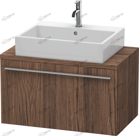 XL540202121 Тумбочка для компактной консоли X-Large #XL5402 800 x 478 мм Орех темный декор Duravit