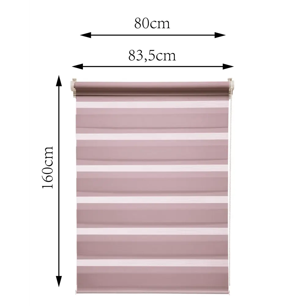 INSPIRE Peter - Рулонные шторы день-ночь сиреневые 80×160 см 82691062 STLM-0034167 - Вид №3