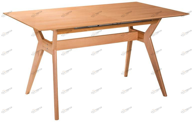 506 Стол раскладной Нарвик натуральный бук, 120 см R-HOME 4003311H