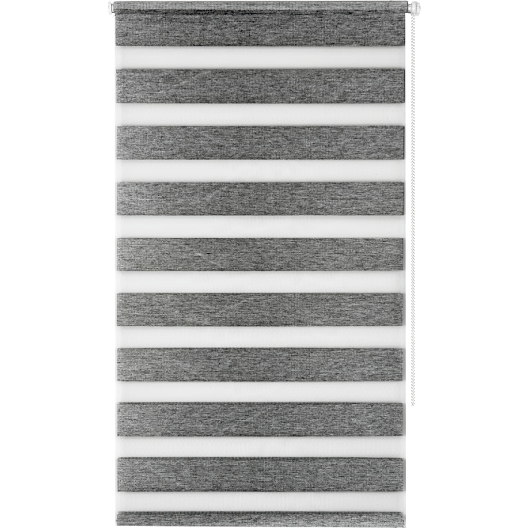 82614510 Штора рулонная день-ночь Miamoza Blackout 55x160 см, цвет серый Santreyd 