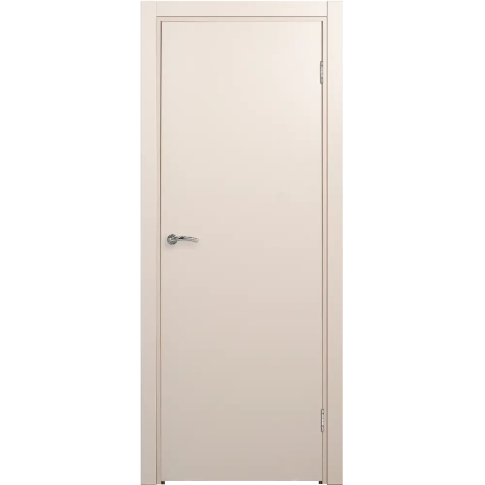 Блок дверной глухой ПВХ Крем 21-8 70x200 см (с замком и петлями) KAPELLI STLM-2017434