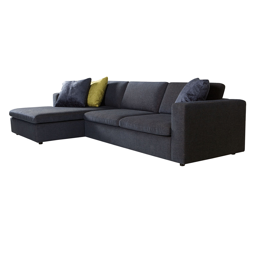 Угловой диван левый VARIO темно-синий Sits S1679 - Вид №6