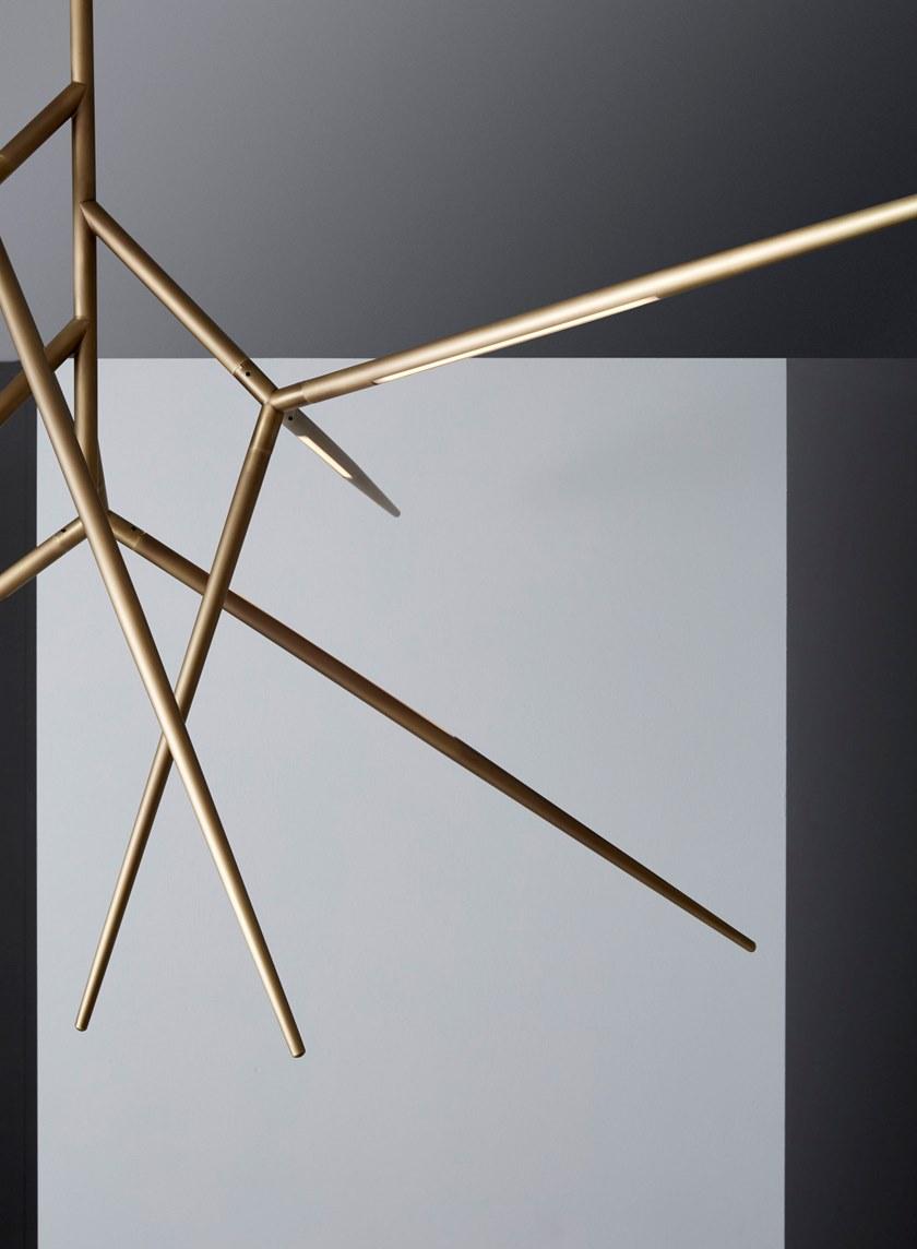 VeniceM Led люстра с прямым и отраженным светом из латуни sun-id-1488917 - Вид №4