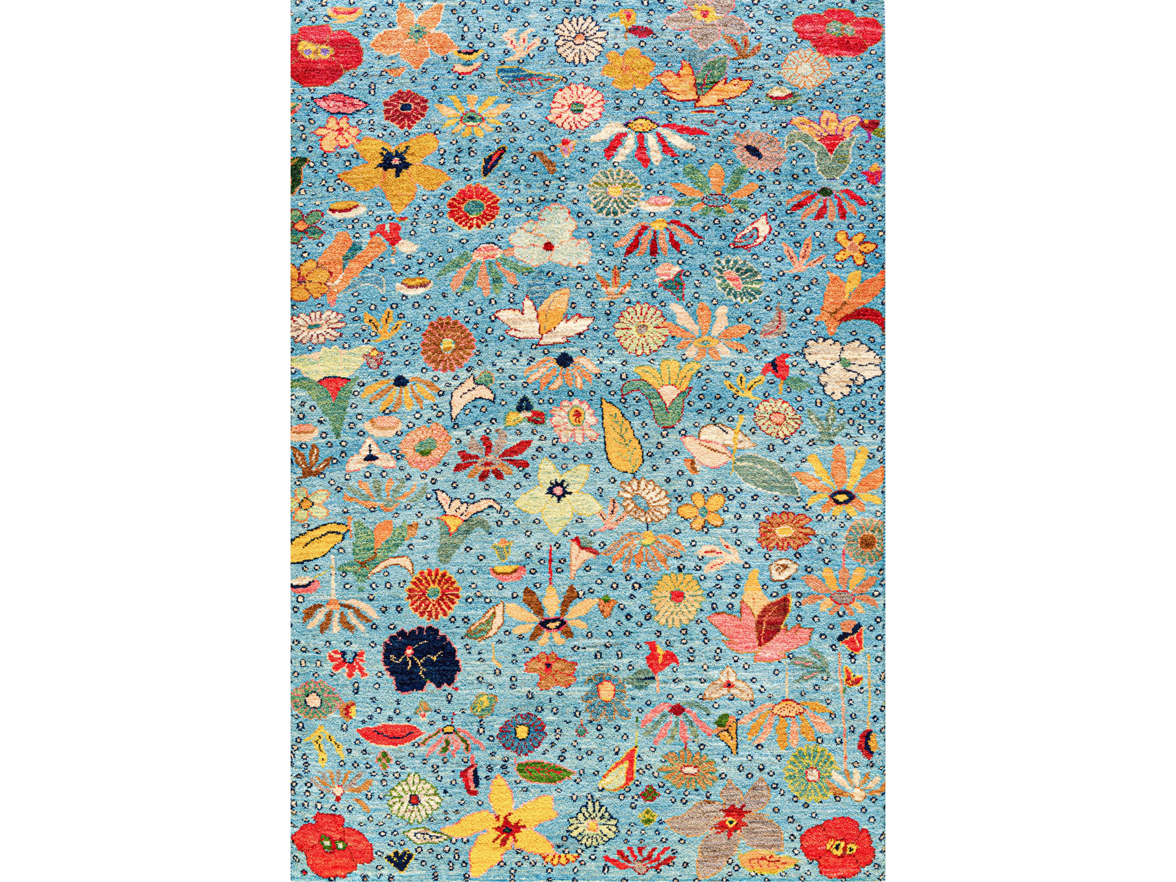 Прямоугольный шерстяной цветочный ковер Zollanvari Garden of Eden-Designer ARCH-00071162 - Вид №1