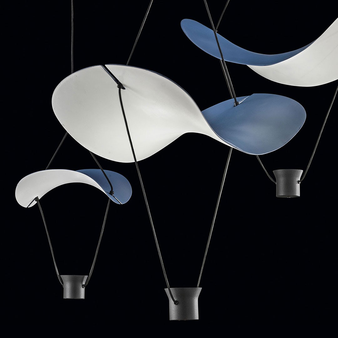 Masiero VOLLEE S1P UP V91 черный подвесной светильник 118266 - Вид №3