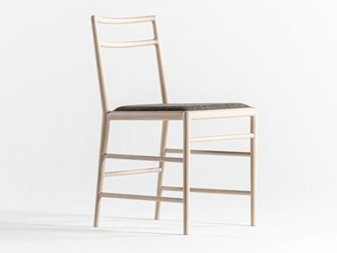 Стул из бука с мягким сиденьем DE PADOVA THE SENSITIVE LIGHT CHAIR ARCH-00085164 - Вид №6