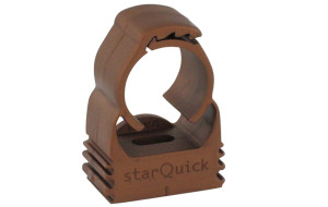 0855818 starQuick® Хомуты — медного цвета для сантехнических труб и труб с электрокабелями для крепления стене, полу или потолку walraven