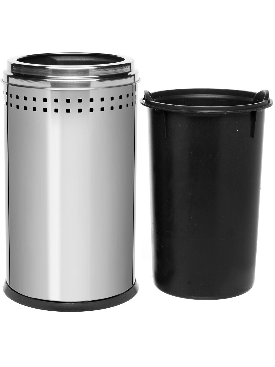 Ведро для мусора  без крышки Lupus 16L Chrome NAVAKO 11106 - Вид №2