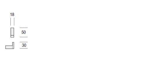 Вешалка для полотенец из хромированной латуни De Rosso дурман ARCH-00133378 - Вид №1