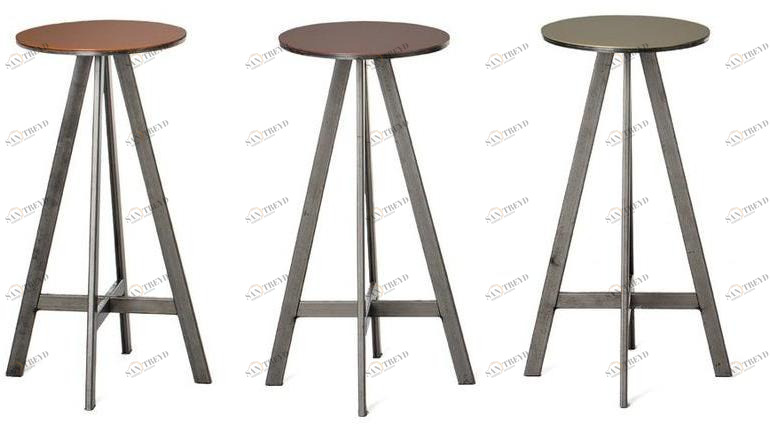 Officine Tamborrino Табурет из листового металла Disco sun-id-1466389