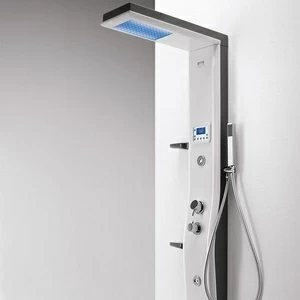 Душевая колонна Etoile White-Grey 125 см с хромотерапией 4ETA4N0WG