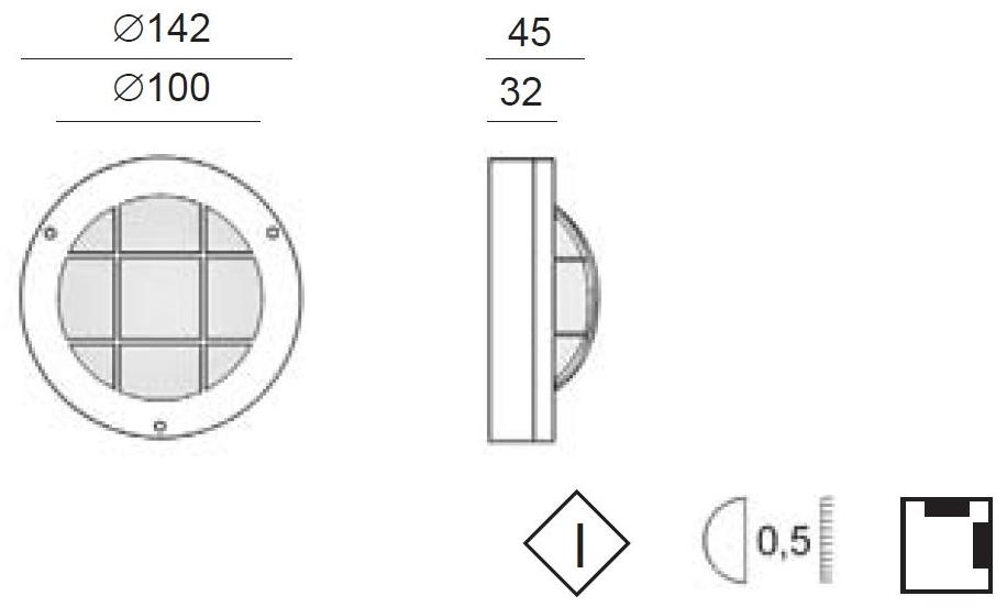 BEL-LIGHTING Настенный светильник для улицы / потолочный светильник для улицы из металла  1138  - Вид №1
