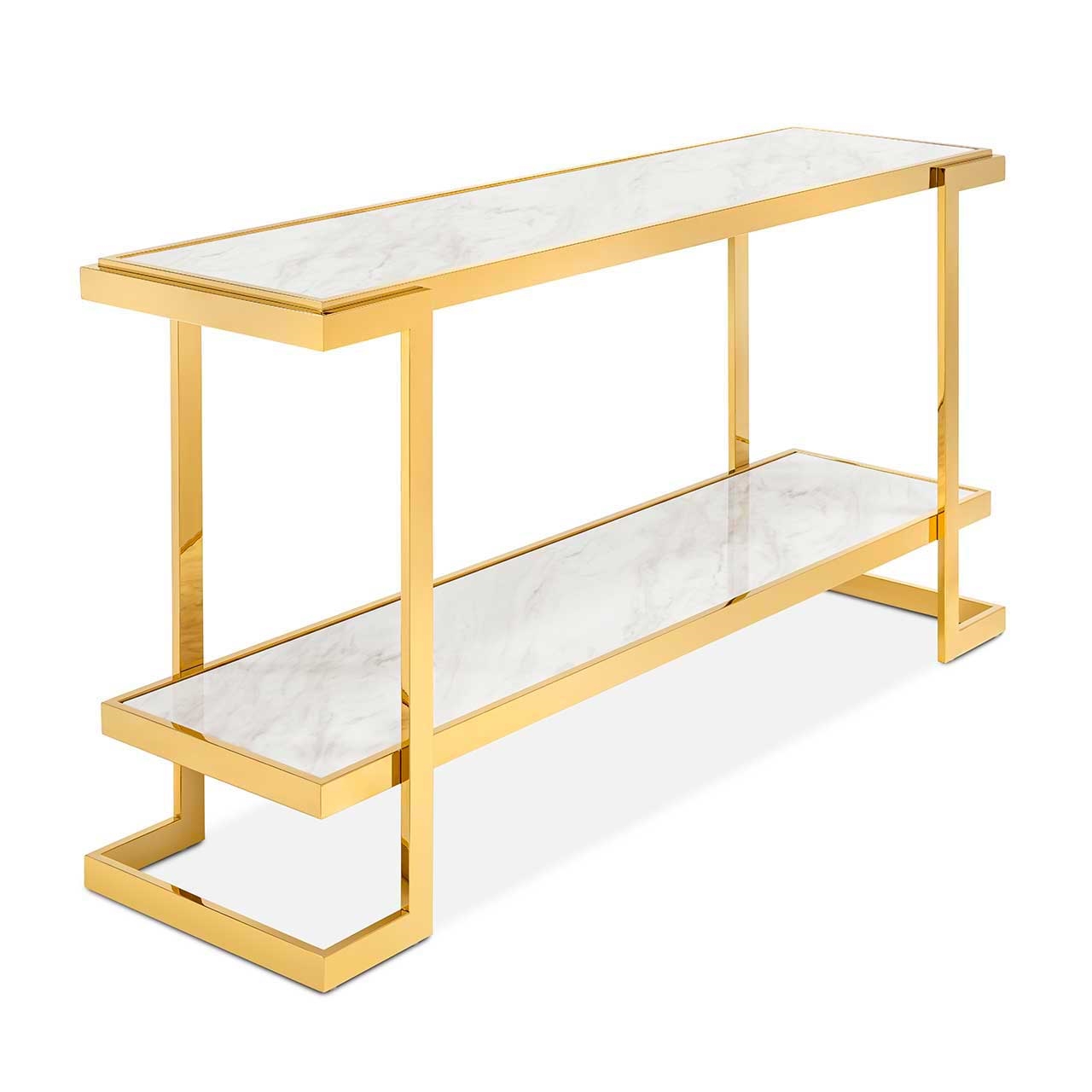 450286-02 ABHIKA CONSOLLE CROWNE MAR H56 150X40 SILVER  - Вид №1