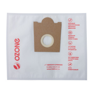 90543428 Мешки тканевые для пылесоса XS-05, 4 л, 2 шт STLM-0273628 OZONE